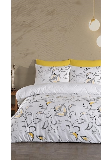 Jolly Home 4 Mevsim Çift Kişilik Kapitoneli Nevresim Takımı-manol Gri