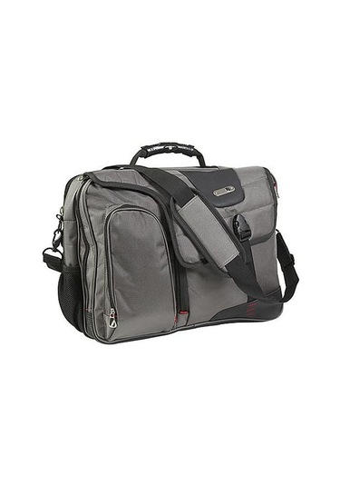 FUL USA Commotıon Gri 17" Unısex Laptop Omuz Çantası Gri