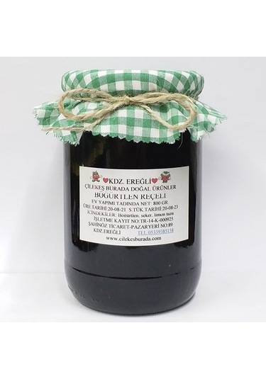Çilekeş Burada Kdz. Ereğli Ev Yapımı Böğürtlen Reçeli 800 G