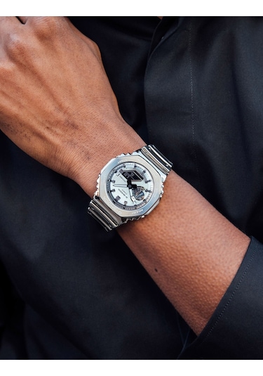 G-shock 2100 Fine Metallic Series Gm-2100ym-8adr Altın - Mavi