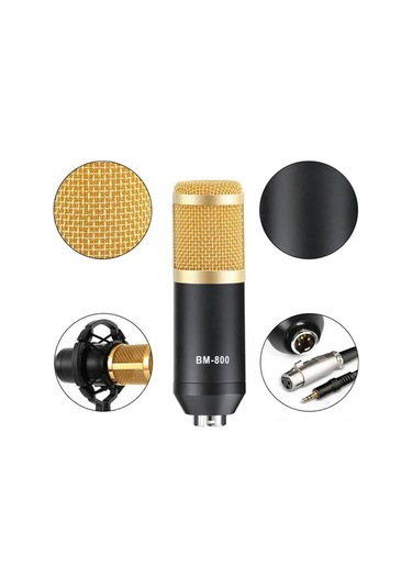 Bm800 Profesyonel Stüdyo Kayıt Mikrofon Seti Youtuber Twitch Oyun Mikrofon Kiti