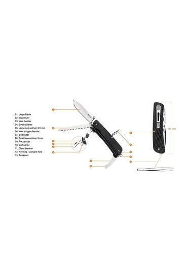Ruıke Ld32-b Fonksiyonel Çakı