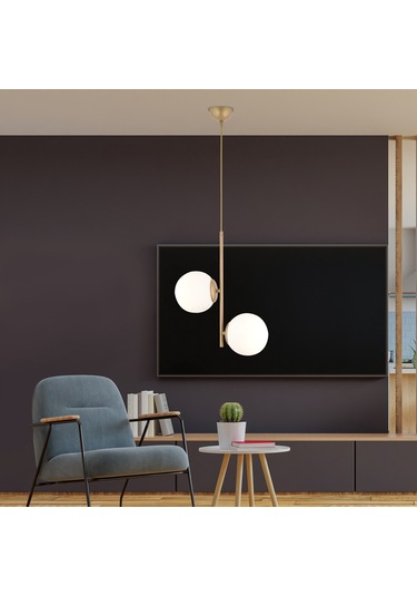 Malibu Modern Genç Odası Mutfak Salon Avize 2'li Eskitme