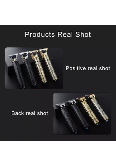 Vintage T9 Dragon Profesyonel Şarjlı Çok Fonksiyonlu Tıraş Makinesi