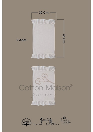 Amerikan Servisi Fırfırlı Retro 2 Lü Kahverengi