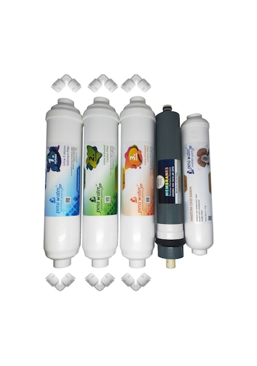 Pera Water Kapalı Kasa Su Arıtma Platinium Mebranlı 5 Li Set