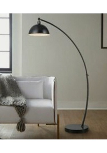 Mylights Retro Rustik Metal Lambader Köşe Lambası Siyah