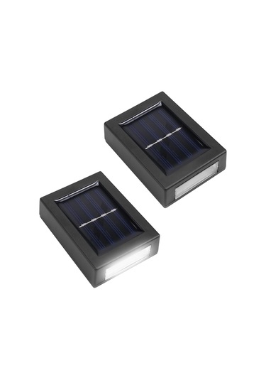 Açık Bahçe Güneş Duvar Işıkları Yukarı Ve Aşağı Su Geçirmez Duvar Işıkları, A Siyah