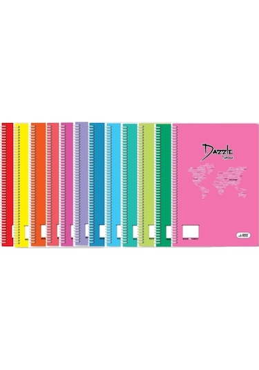 A4 Pp Kapak Spralli Defter 40 Yaprak Çizgili 1 Adet