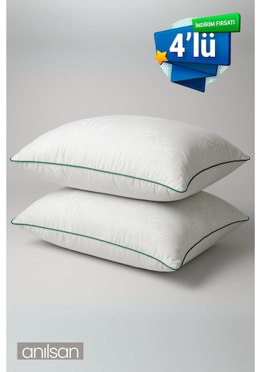 Bambu Yastık 900gr 4 Adet