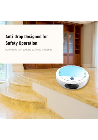 Reedark Akıllı Robot Süpürge Ve Yer Temizleme Makinesi, Uv Temizleme, Anti-düşme, Çok Fonksiyonlu Beyaz