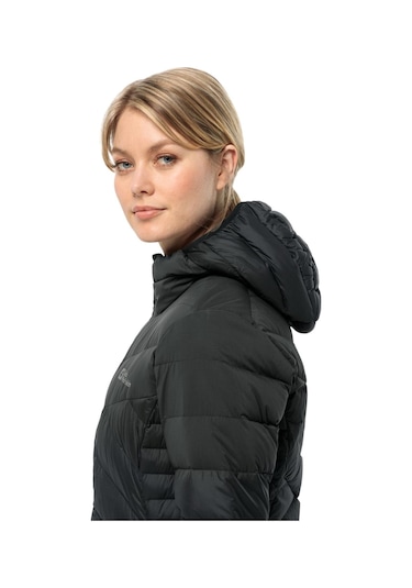 Jack Wolfskin 1207751 Tundra Down Coat W Siyah Kadın Mont