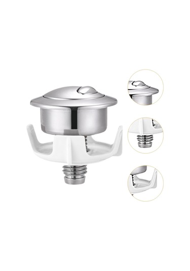 Suntek Tuvalet Ayrıştırma Düğmesi Çok Hafifli Yurt Otel Gümüş