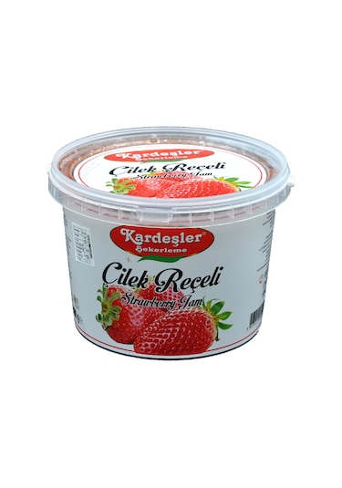 Kardeşler Şekerleme Çilek Reçeli Kova 2400 G