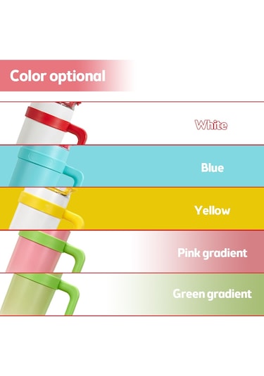 Hallow-40 Oz Saplı Bardak Sızdırmaz Yeniden Kullanılabilir Sarı