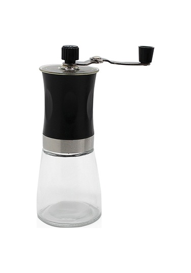Xiyyadms Stahl Ve Cam El Coffee Değirmeni - Kahve Öğütü İçin Manuel Siyah/ Kahverengi Seçenekli Siyah