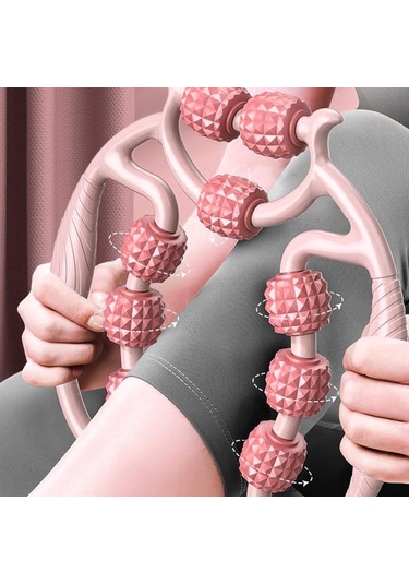 Dianziye Mor Dairesel Bacak Masaj Cihazı - 9 Tekerlekli 360 Kas Gerginliği Giderici, Fitness Sonrası Rahatlatıcı, Kolay Taşınabilir Abs Malzeme Çok Renkli Dianziye Mor Dairesel Bacak Masaj Cihazı - 9 Tekerlekli 360 Kas Gerginliği Giderici, Fitness Sonrası Rahatlatıcı, Kolay Taşınabilir Abs Malzeme Çok Renkli