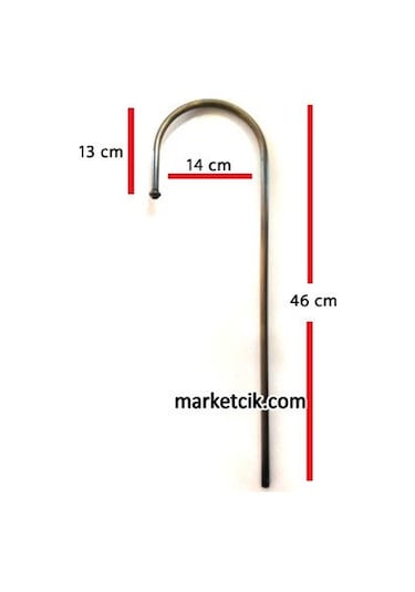Eskitme Metal Masa Lambası Yapımı İçin Baston Boru