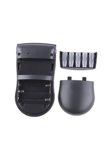 Konesam Taşınabilir Solunum Alkollü Testeri - Mavi Işıklı Ekranlı, Üç Ölçüm Birimi, 20 Değiştirilebilir Ağızlık Ve Kol Çantasıyla Siyah