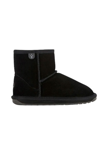 Emu Australia Emu Australia Unisex Çocuk Bot Wallaby Mini Siyah 98 Siyah