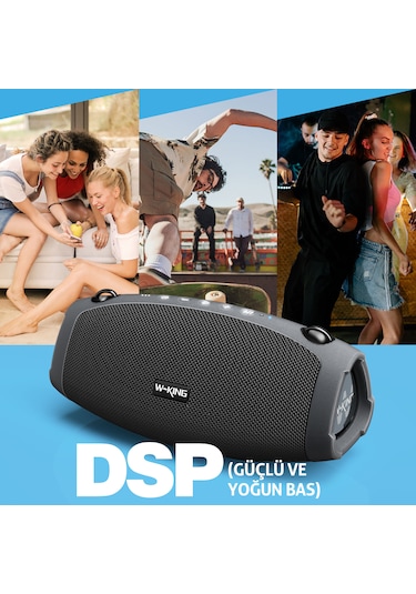 W-King X10 120W Xtreme Bass 42S Bluetooth 5.0 Hoparlör