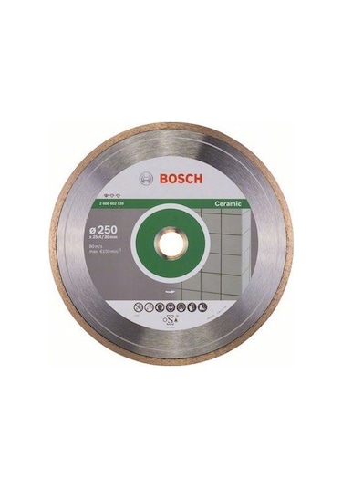 Bosch Standard For Ceramic 250 MM Elmas Kesme Disk