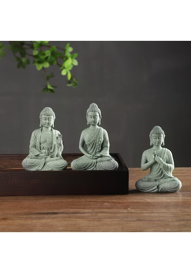 Hfambition Zen Buda Heykeli Masanıza Huzur Katacak Şık Dekoratif Aksesuar