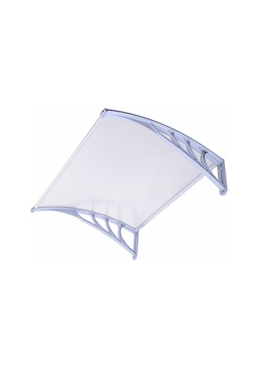 Kapı Üstü Pratik Sundurma 150 X 100 Cm Gri Tente