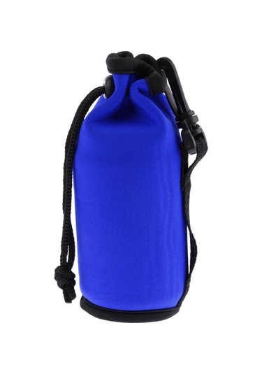 Dolıty Neopren Yalıtımlı Spor Su Şişesi Kapağı Kılıfı Mavi