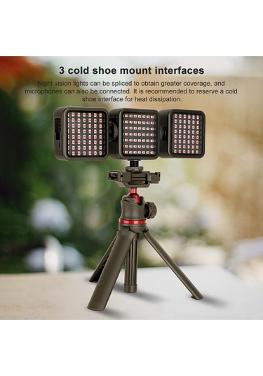 Ordro Ln-5 Mini Ir Video Kamera Gece Görüş Işığı Siyah Siyah