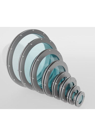 Kaynaklı Gözetleme Camı 150dn