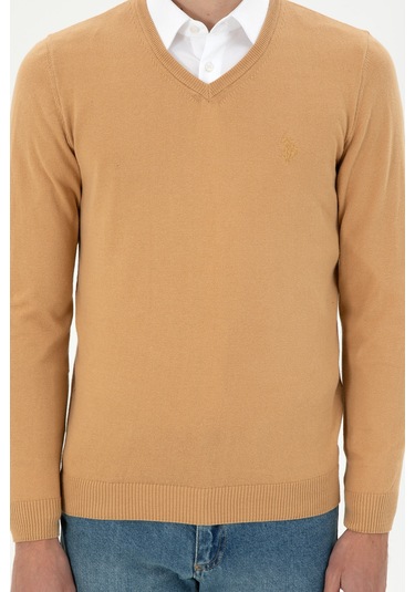 U.s. Polo Assn. Erkek Camel Kazak /triko 50294764-vr015 Camel