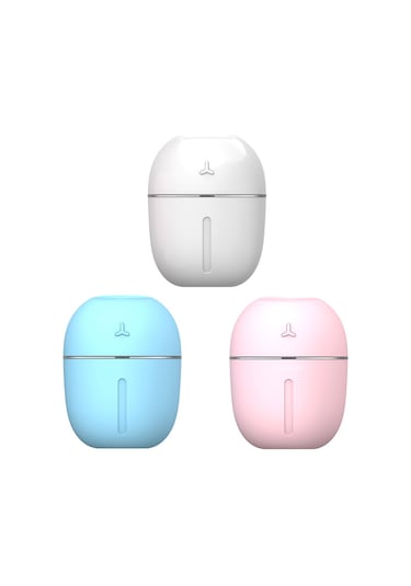 Dianziye F10 Usb Nemlendirici Otomatik Kapatma 2 Modlu Buhar Saçan Mini Aromaterapi Makinesi Bebek Odası Ofis Seyahat İçin Beyaz