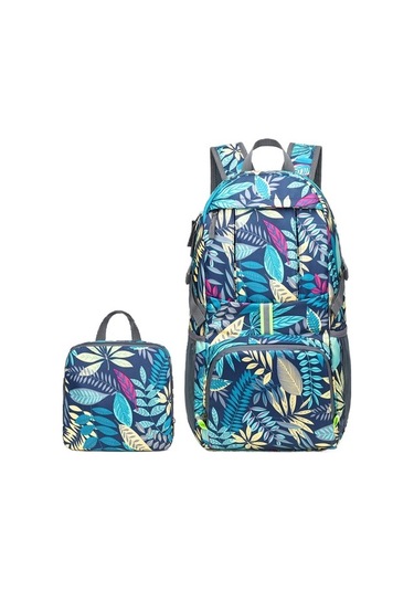 Silkroadselect Ultra Hafif Taşınabilir Açık Sırt Çantası-gündelik Seyahat Spor Çantası-katlanır Saklama Sırt Çantası-su Geçirmez Naylon Dağcılık Çantası 25lh18 Lacivert