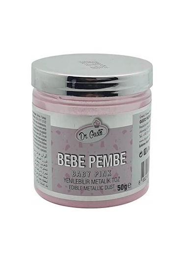 Toz Sim Metalik Dr. Gusto 50 Gr Bebe Pembe