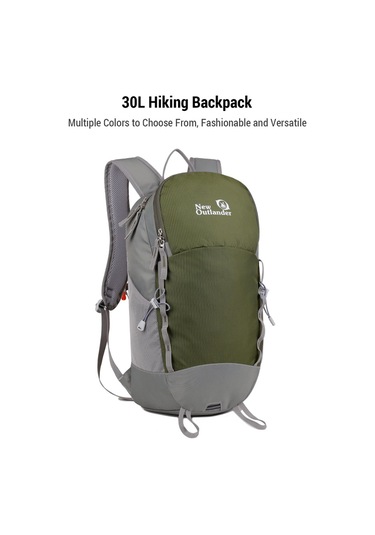 Skycıty Yeni Outlander 30l Yürüyüş Sırt Çantası Su Geçirmez Hafif Günlük Sırt Çantası Erkekler Kadınlar Seyahat Kamp İçin Büyük Kapasiteli Katlanabilir Spor Sırt Çantası 377