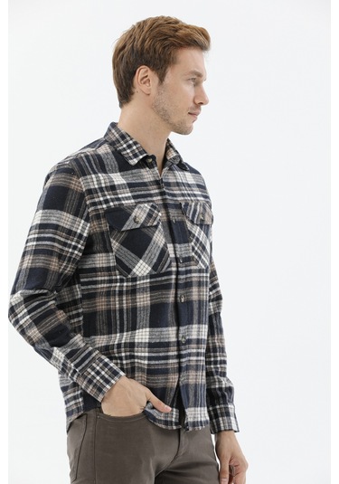 Finesuits Erkek Akrilik Flanel 2422204069.akrr Lacivert