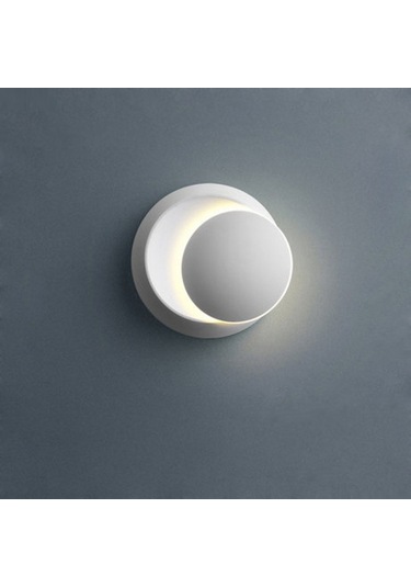 Vkemall Led Duvar Lambası Beyaz, 5w Modern Stili, Yatak Odası/ Oturma Odası/ Koridor Için Aydınlatma, Beyaz Işık Diğer