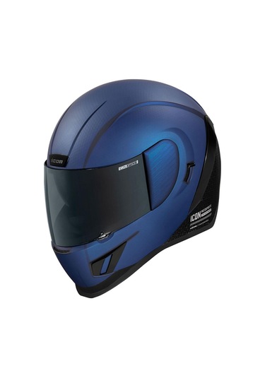 Icon Airform Counterstrike Mıps Kapalı Motosiklet Kaskı Mat Mavi