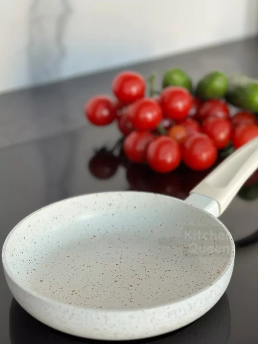 Kitchen Queen İndüksiyonlu Ocaklar İçin 16 Cm Tava 197044226 Beyaz