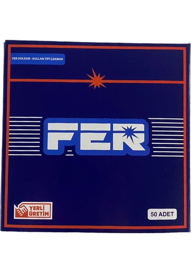 Fer Taşlı Şeffaf Çakmak 50 Adet