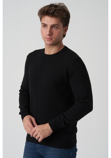 White Stone Alcácer Do Sal 4035 0 Yaka Pamuklu Triko Siyah Siyah