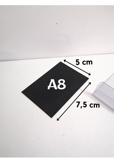 10 Adet Silinebilir Kara Tahta Etiket Ve Etiket Tutucu Takım 10lu