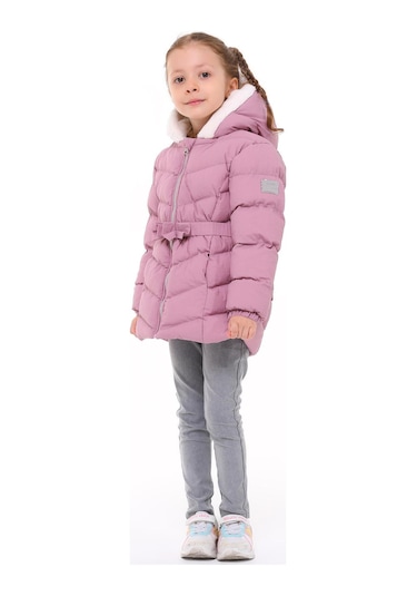 Benitto Kids Kız Bebek Çocuk Mont 51285-mor Mor