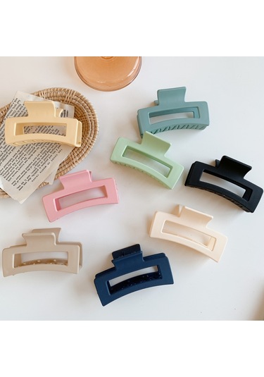 Kırmızı Renk Televizyon Model Mandal Saç Tokası 11 Cm - Şık Ve Dayanıklı Kırmızı