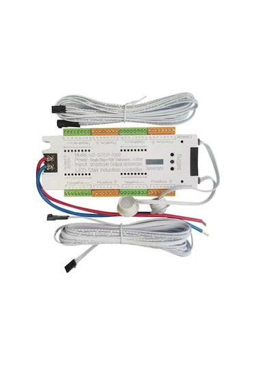 Moveevo 32 Kanal Otomatik Merdiven Aydınlatma Led Hareket Sensörlü Esnek Led Şerit Seti 12v-24v Uyumlu Diğer