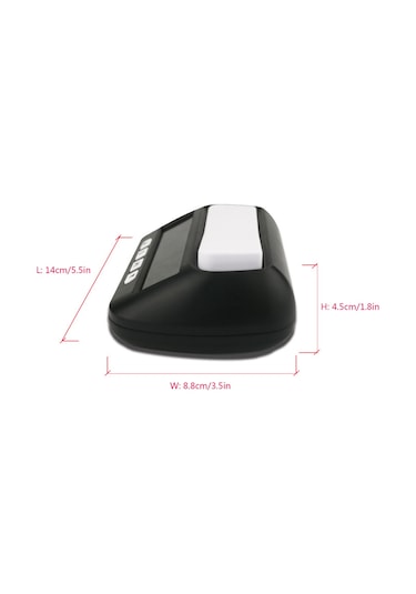 Vkemall 3'ü 1 Arada Çok Amaçlı Taşınabilir Profesyonel Satranç Saati Dijital Satranç Zam Siyah