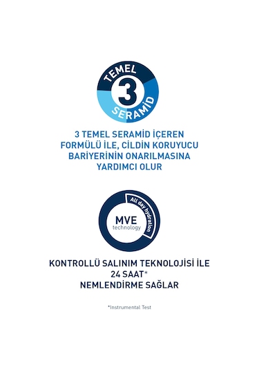 Cerave Kuru Ciltler için Seramid ve Hyalüronik Asit İçerikli Nemlendirici Yüz ve Vücut Losyonu 236 ML