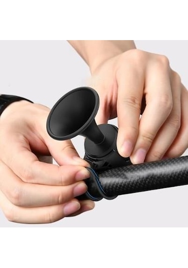 Forte Gt 2121 Yüksek Sesli Elektronik 120 Db Su Gerçirmez Pilli Bisiklet Kornası Siyah