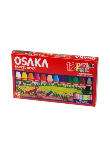 Osaka 12 Renk Pastel Boya